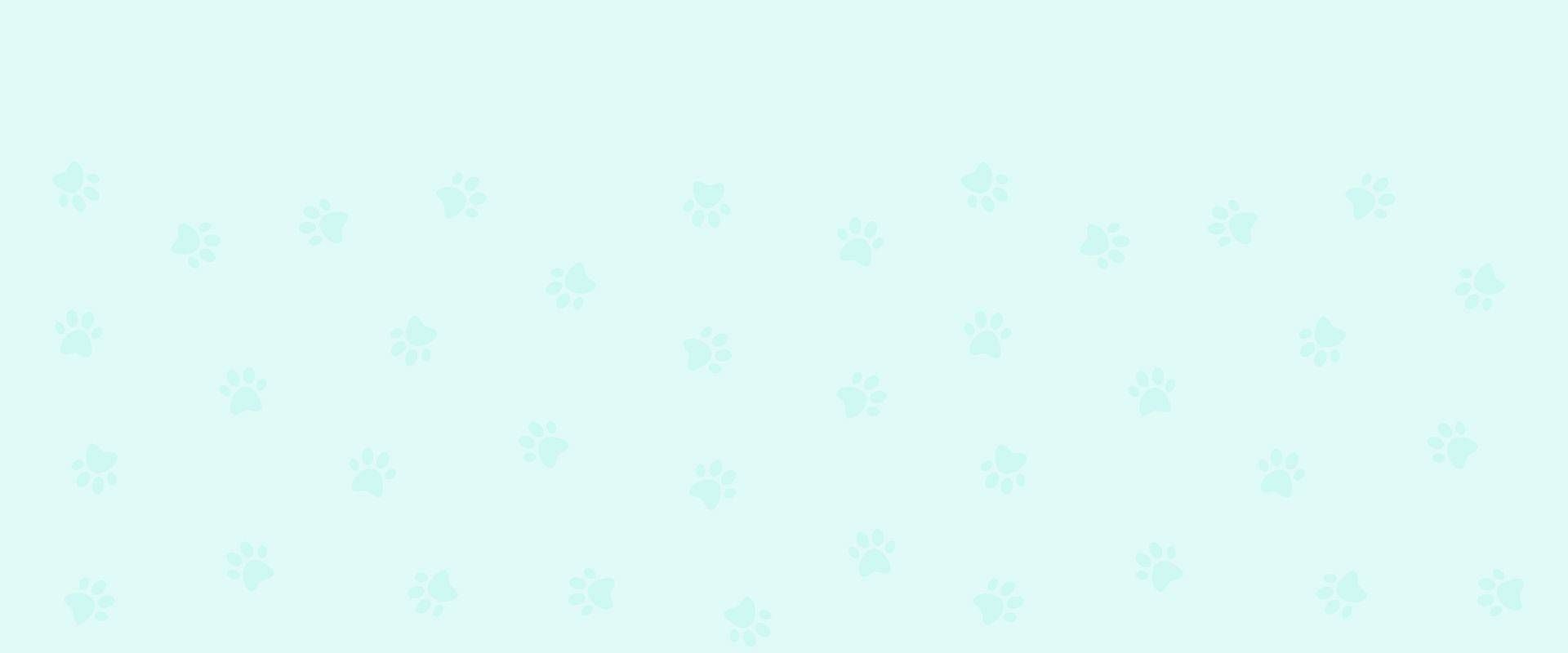 green paw print background